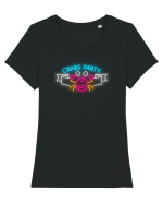 Petrecerea de prima zi Tricou mânecă scurtă guler larg fitted Damă Expresser
