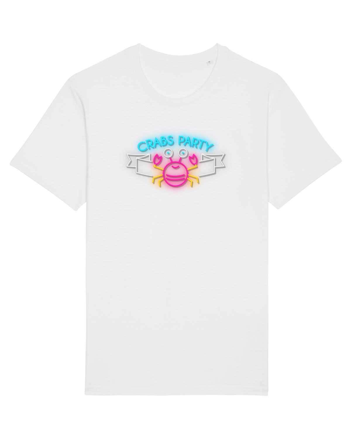 Tricou mânecă scurtă Unisex Rocker White