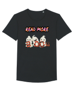 Read more books Tricou mânecă scurtă guler larg Bărbat Skater