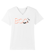 Halloween Boo Tricou mânecă scurtă guler V Bărbat Presenter