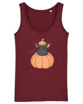 Scary cute black cat Burgundy