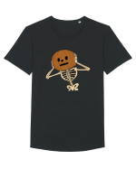 Happy Halloween Skeleton Head Tricou mânecă scurtă guler larg Bărbat Skater