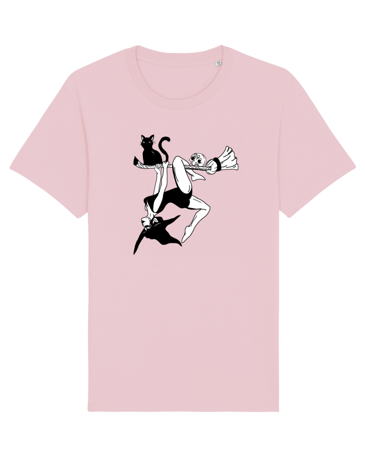 Tricou mânecă scurtă Unisex Rocker Cotton Pink