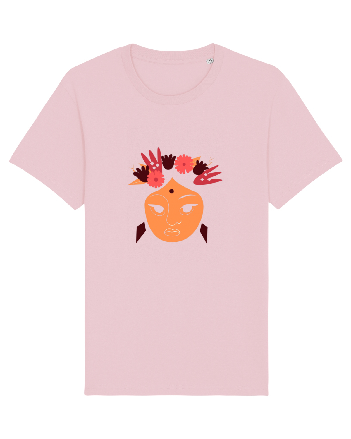 Tricou mânecă scurtă Unisex Rocker Cotton Pink