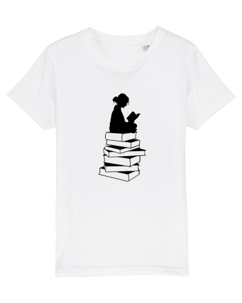 Girl reading White