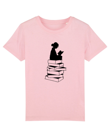 Girl reading Cotton Pink