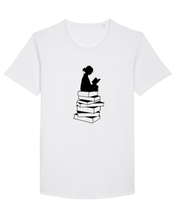 Girl reading White