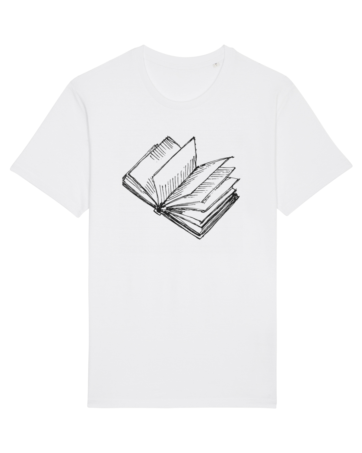 Tricou mânecă scurtă Unisex Rocker White