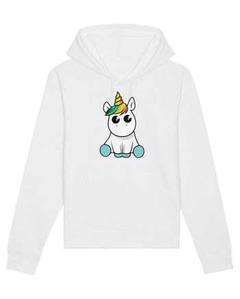 Cute unicorn White