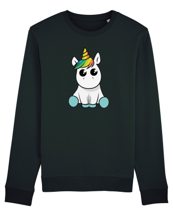 Cute unicorn Black