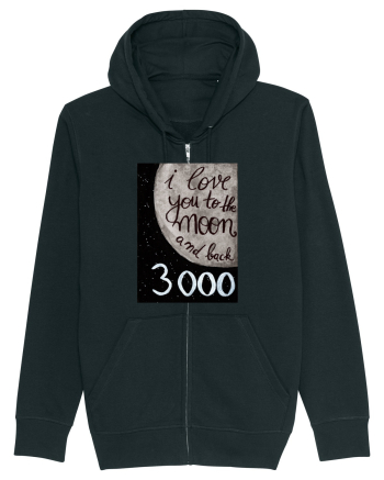 Love you to the moon Black