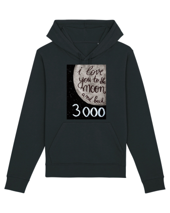 Love you to the moon Black