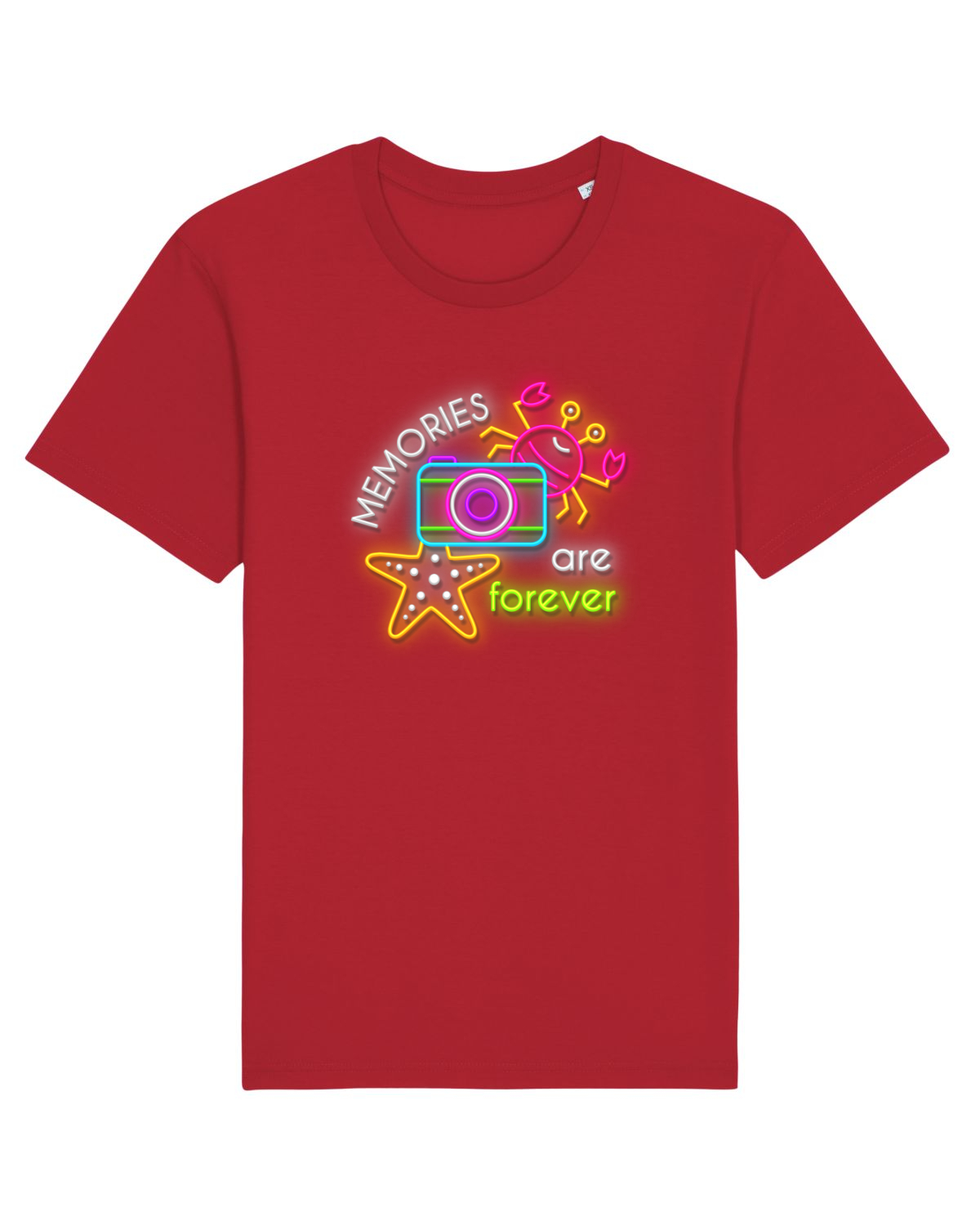 Tricou mânecă scurtă Unisex Rocker Red