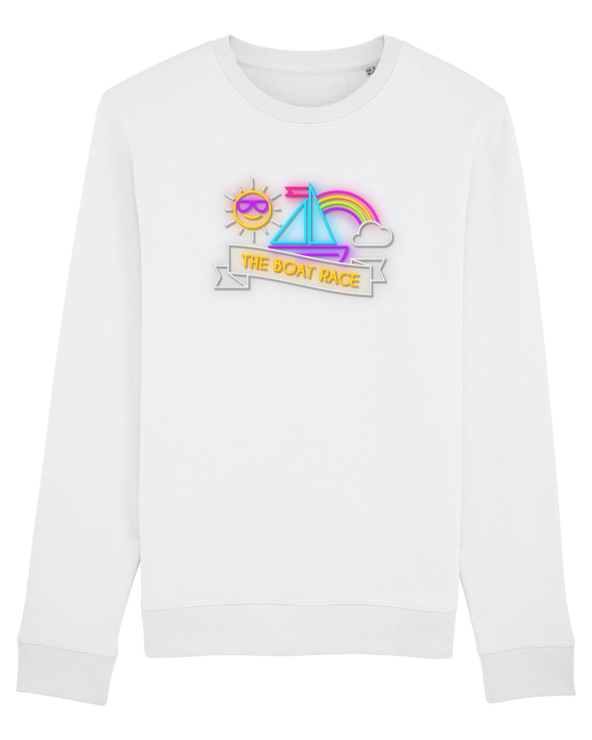 Bluză mânecă lungă Unisex Rise White