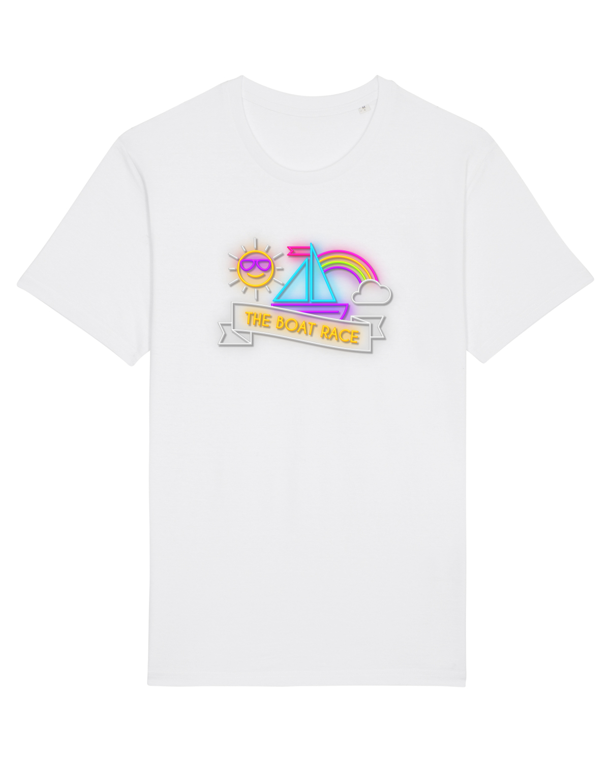 Tricou mânecă scurtă Unisex Rocker White