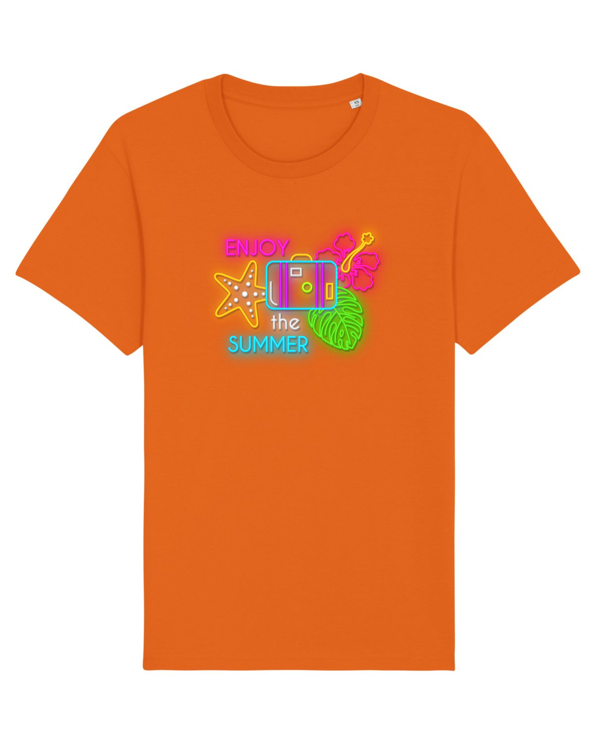 Tricou mânecă scurtă Unisex Rocker Bright Orange