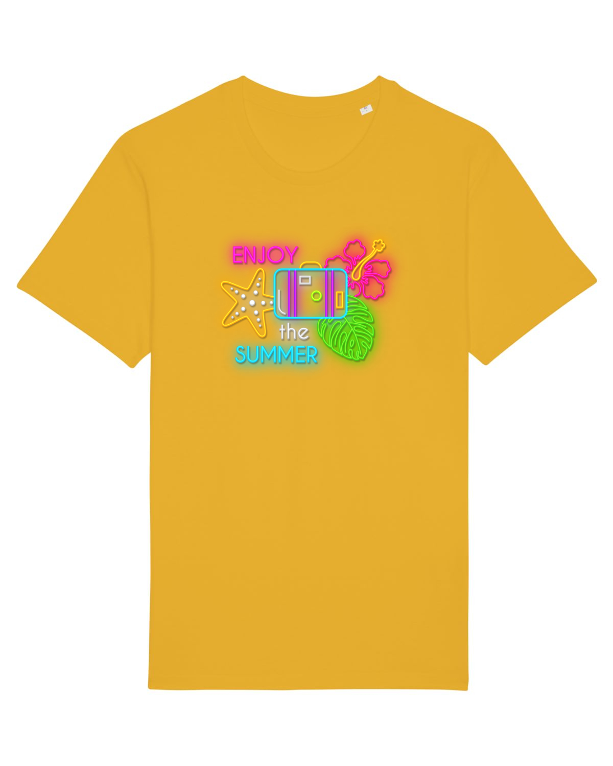 Tricou mânecă scurtă Unisex Rocker Spectra Yellow