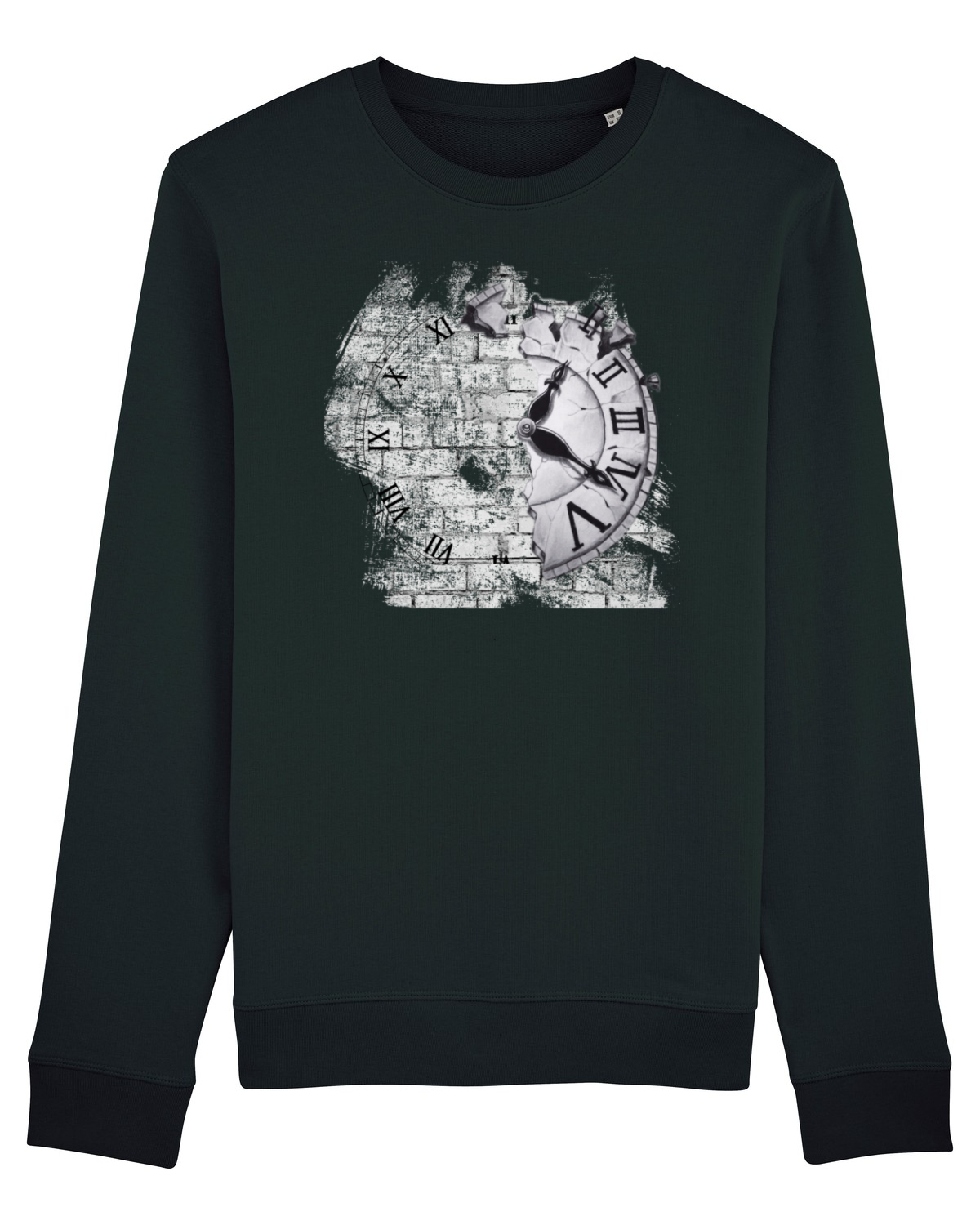 Bluză mânecă lungă Unisex Rise Black
