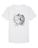 Broken time  Tricou mânecă scurtă guler larg Bărbat Skater