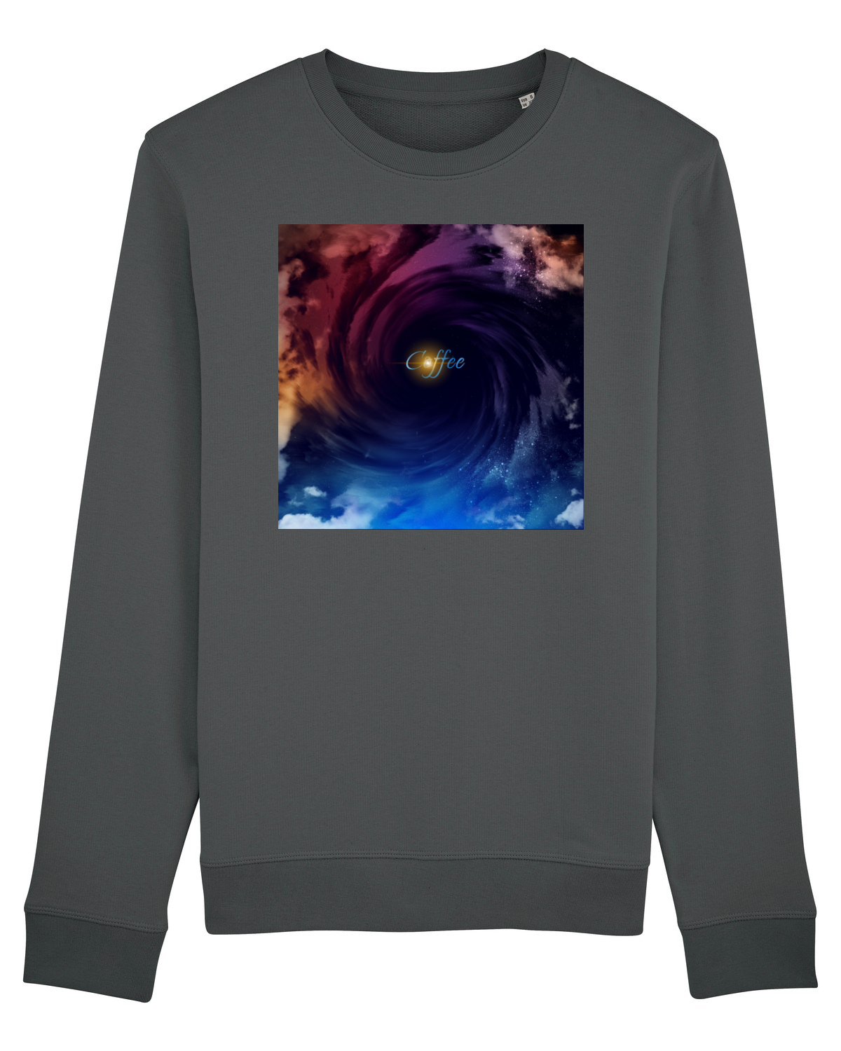 Bluză mânecă lungă Unisex Rise Anthracite