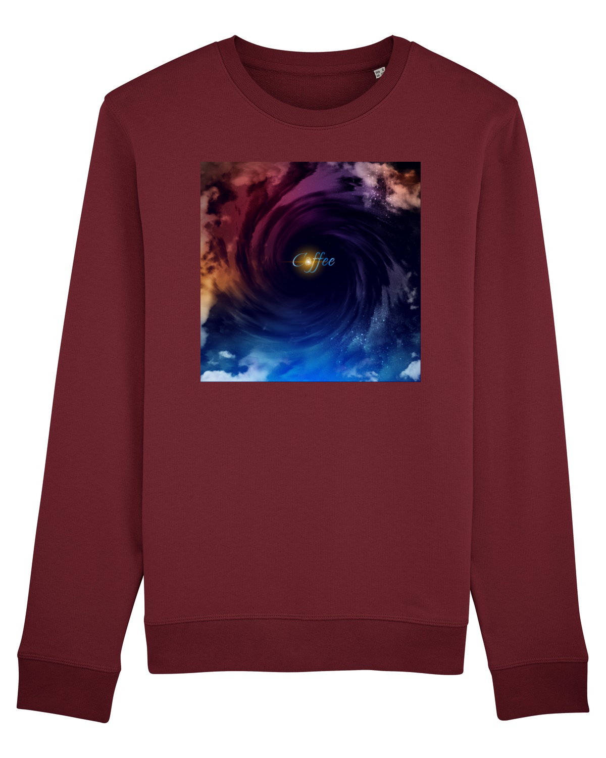 Bluză mânecă lungă Unisex Rise Burgundy