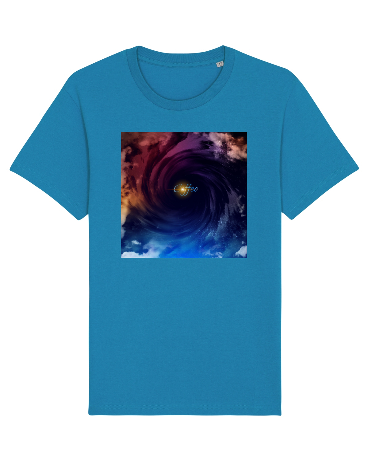 Tricou mânecă scurtă Unisex Rocker Azur
