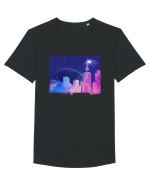 Purple Dream  Tricou mânecă scurtă guler larg Bărbat Skater