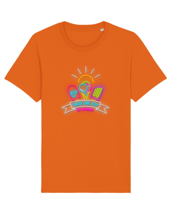 Vara are gust de înghețată Bright Orange