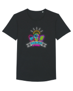 Vara are gust de înghețată Tricou mânecă scurtă guler larg Bărbat Skater
