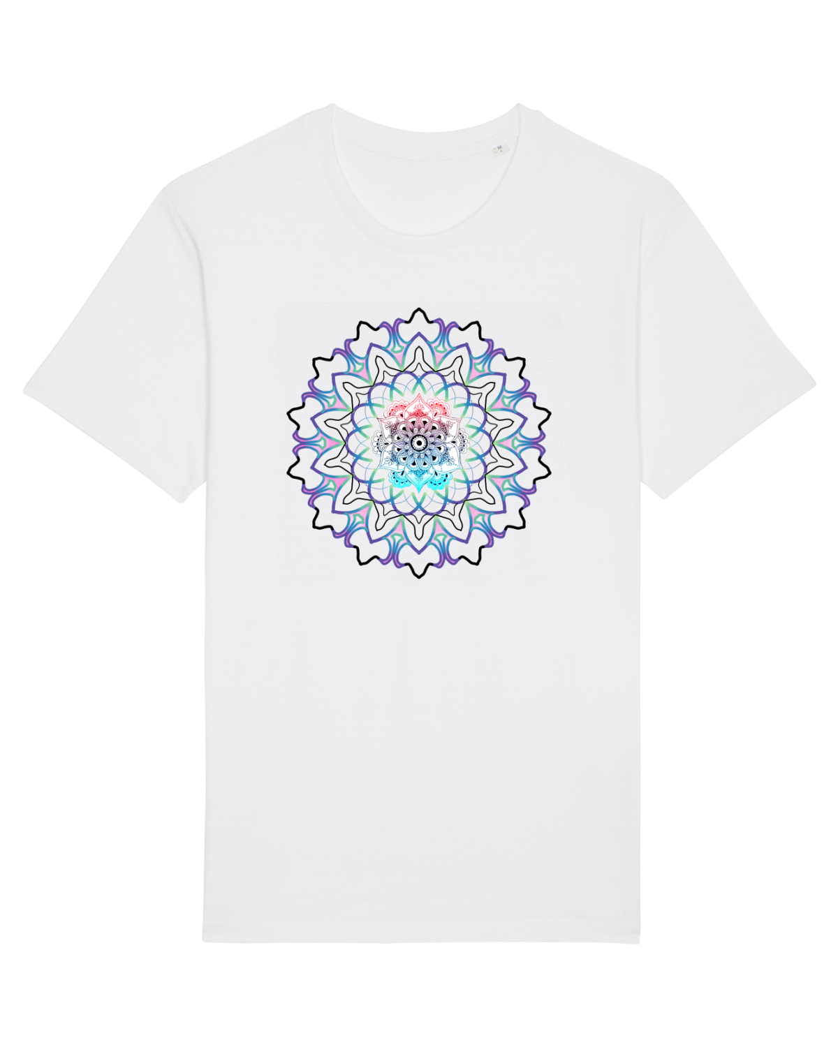 Tricou mânecă scurtă Unisex Rocker White