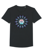 Each person’s life is like a mandala Tricou mânecă scurtă guler larg Bărbat Skater