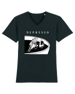 Depresso Tricou mânecă scurtă guler V Bărbat Presenter