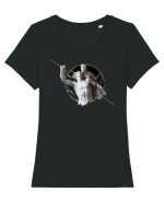 Lover's Embrace Tricou mânecă scurtă guler larg fitted Damă Expresser