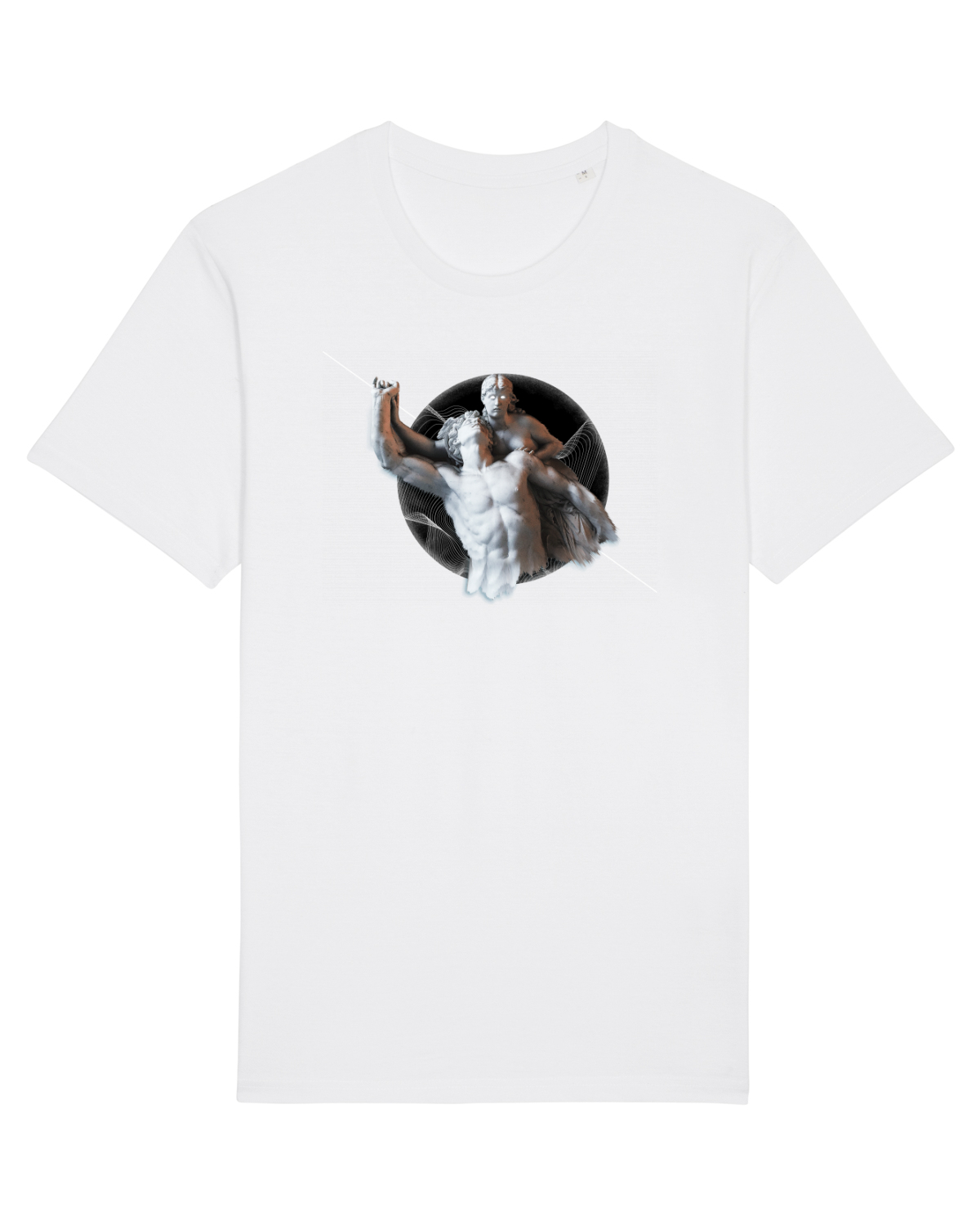 Tricou mânecă scurtă Unisex Rocker White