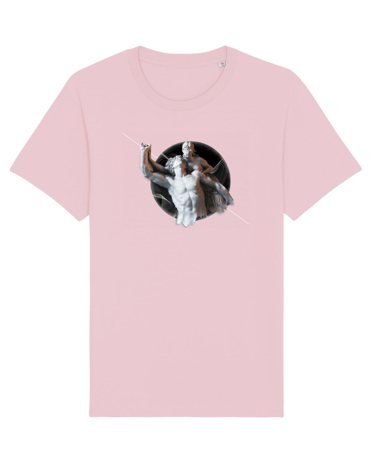 Tricou mânecă scurtă Unisex Rocker Cotton Pink