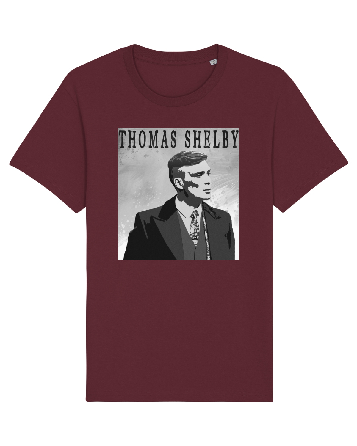 Tricou mânecă scurtă Unisex Rocker Burgundy