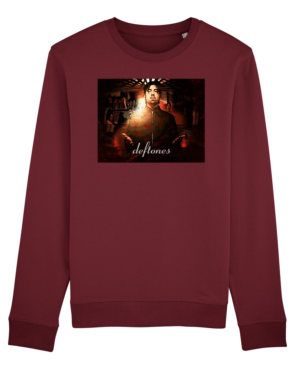 Bluză mânecă lungă Unisex Rise Burgundy