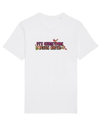 It's Christmas Jesus Birth White