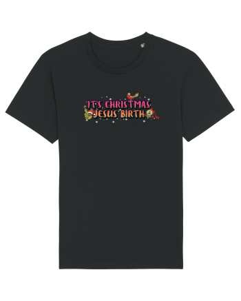 It's Christmas Jesus Birth Black