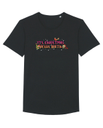 It's Christmas Jesus Birth Tricou mânecă scurtă guler larg Bărbat Skater