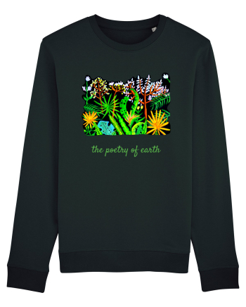 The poetry of earth  Bluză mânecă lungă Unisex Rise