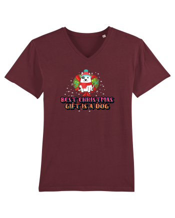 Best Christmas Gift Is A Dog Burgundy