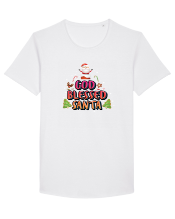 God Blessed Santa White
