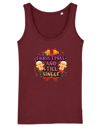 Christmas And Still Single Burgundy