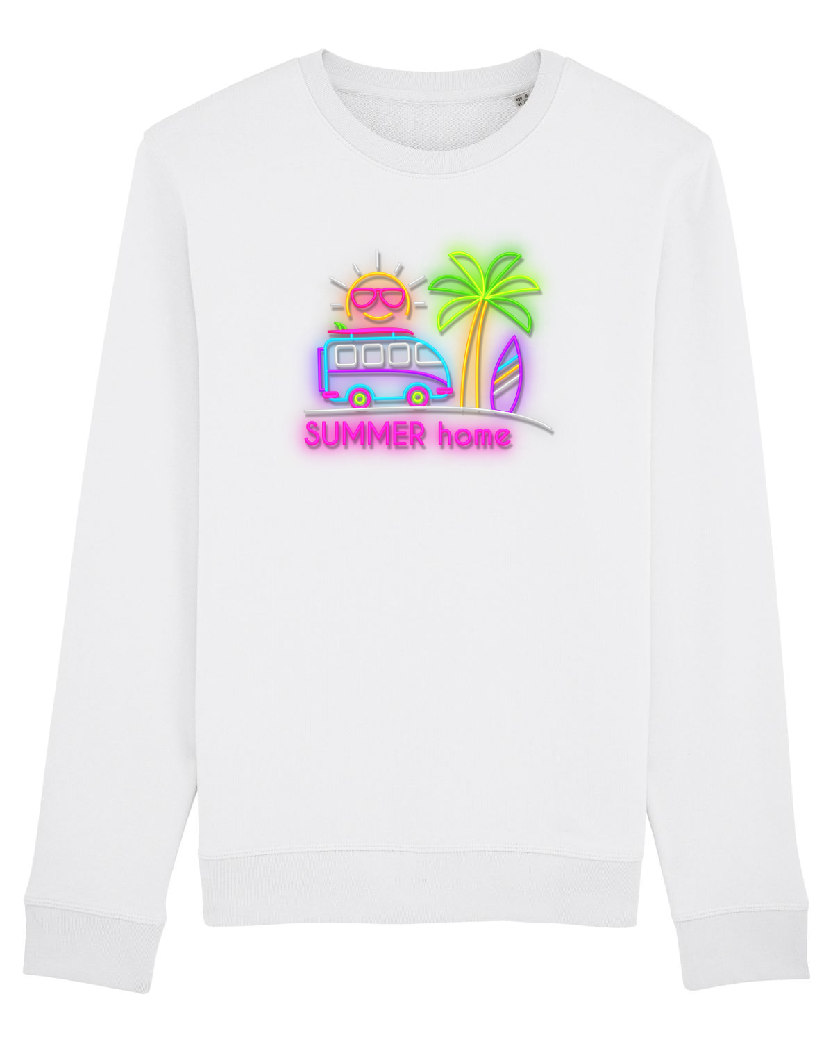 Bluză mânecă lungă Unisex Rise White