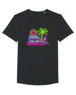 Caravana verii Tricou mânecă scurtă guler larg Bărbat Skater