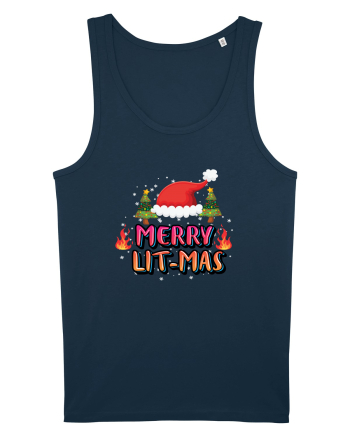 Merry Lit-Mas Navy