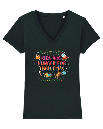 Kids Are Hunger For Christmas Black