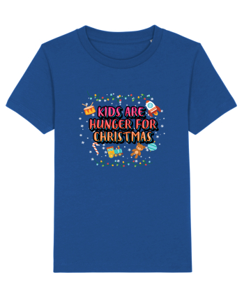 Kids Are Hunger For Christmas Majorelle Blue