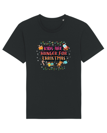 Kids Are Hunger For Christmas Black